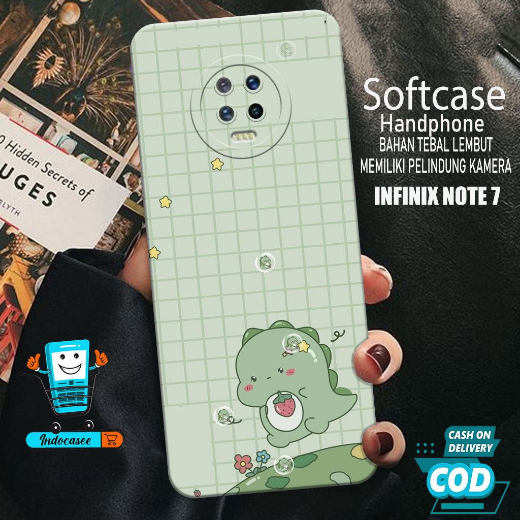 Case Hp INFINIX NOTE 7 - Softcase INFINIX NOTE 7 Terbaru - Casing INFINIX NOTE 7 - Kesing INFINIX NO
