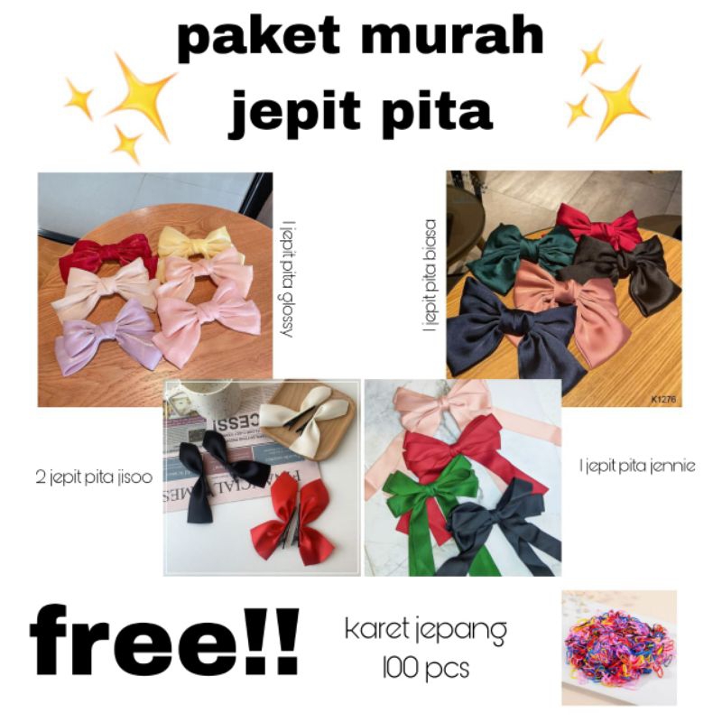 

Paket Pita Premium Isi 4 Pcs + Free Karet Jepang 100 pcs