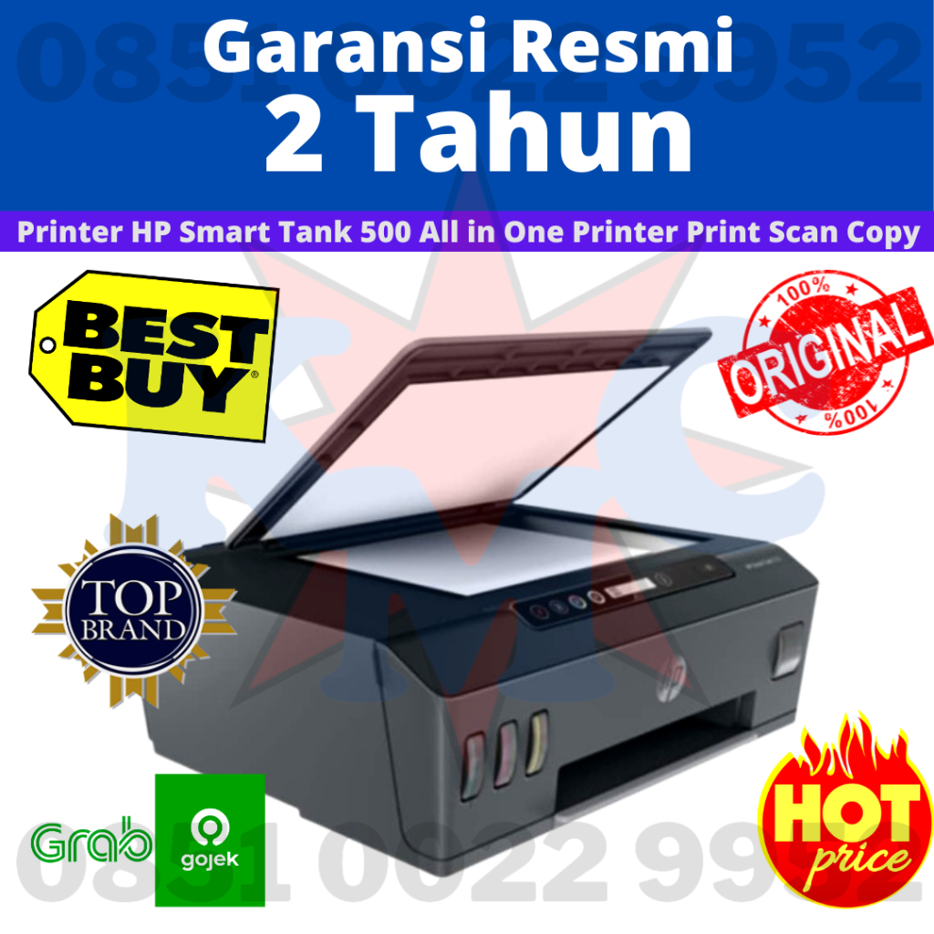 HP PRINTER SMART TANK 500 AIO PRINT SCAN COPY ALL IN ONE