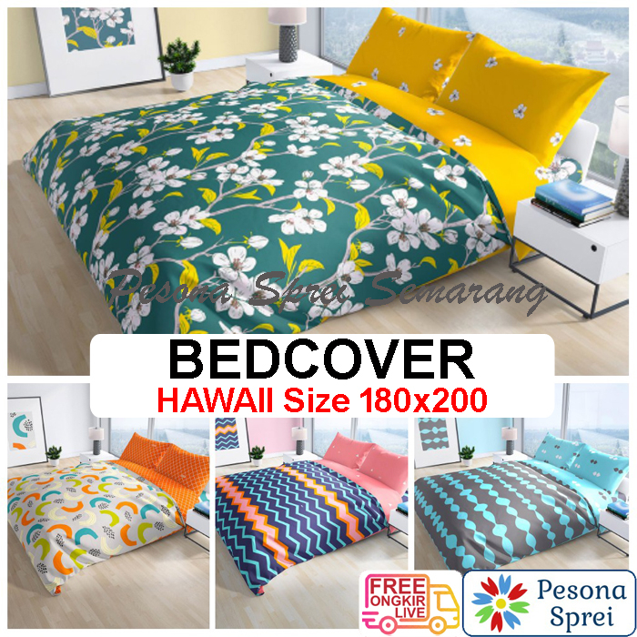 BEDCOVER MY LOVE 180x200 HAWAII / BEDCOVER MY LOVE KING HAWAII / BEDCOVER HAWAII 180x200 by MY LOVE