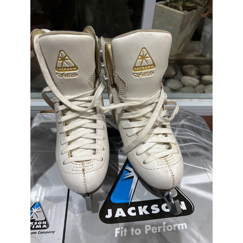 preloved Jackson Ice Skating Shoes sz 13.5