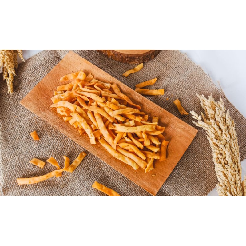 

Keripik stik kentang Pedas Gurih Crispy -75gr