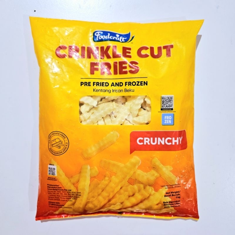 

FOODCRAFT kentang goreng crinkle 1kg