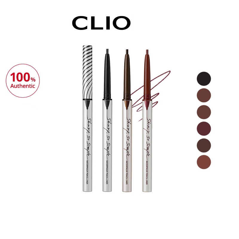 CLIO Sharp So Simple Waterproof Pencil Liner Eyeliner