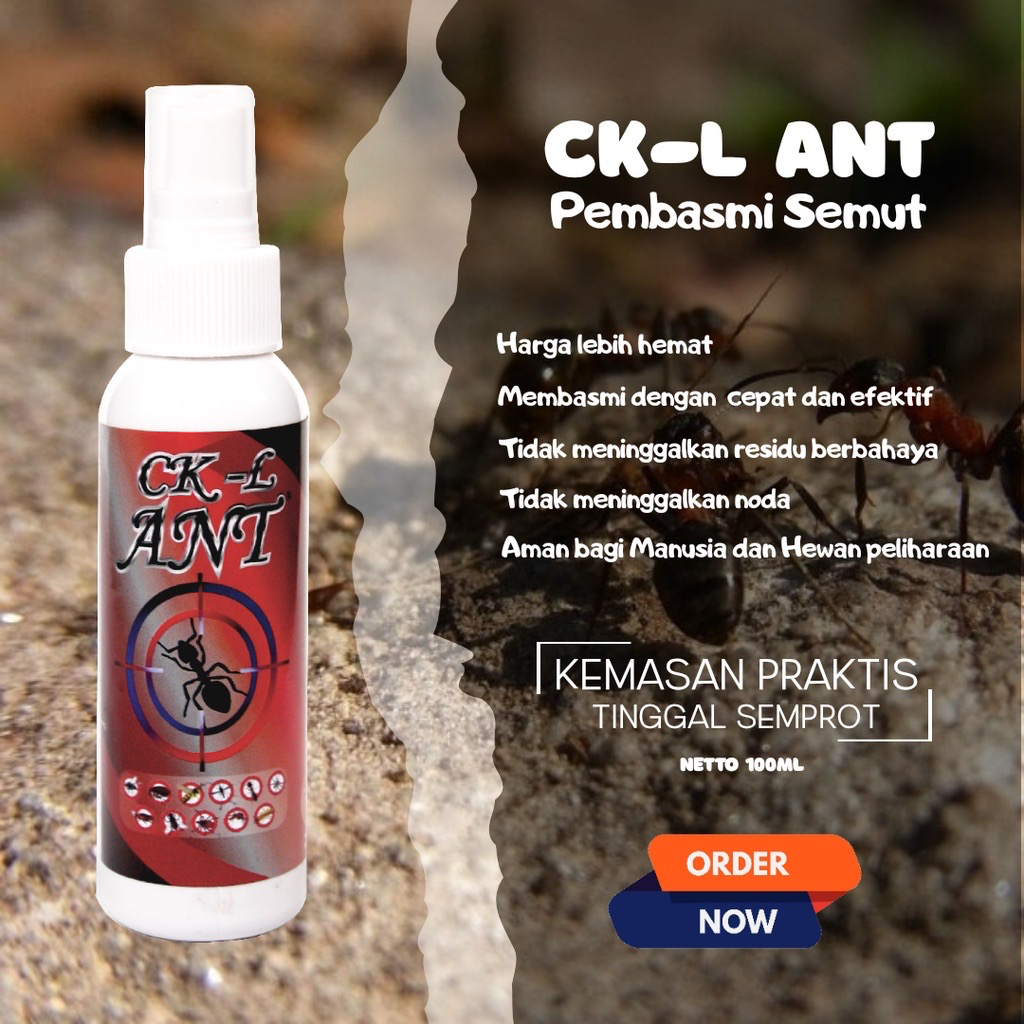 Pembasmi Semut Obat Anti Serangga, Anti Semut Ckl-Ant Cair, Obat Semut Paling Ampuh, Racun Semut