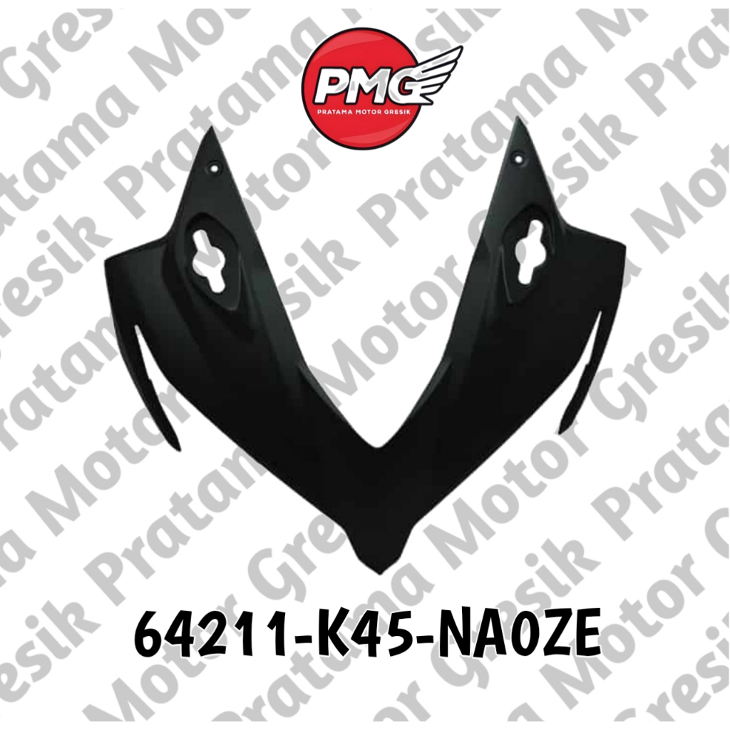 Cover Depan Cowl FR Upper CBR 150R Hitam Doff (MT GN BL) New CBR 150R K45N - 64211K45NA0ZE