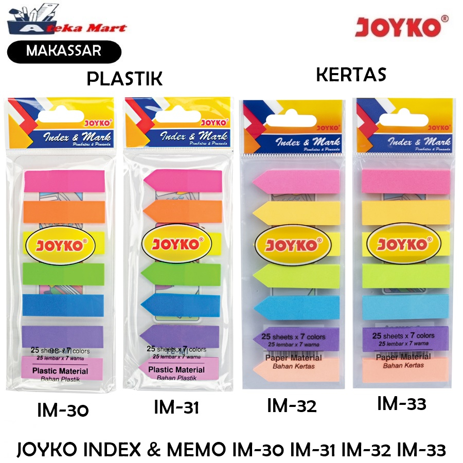 

[1PCS] JOYKO INDEX & MARK KERTAS PEMBATAS IM-30 IM-31 IM-32 IM-33