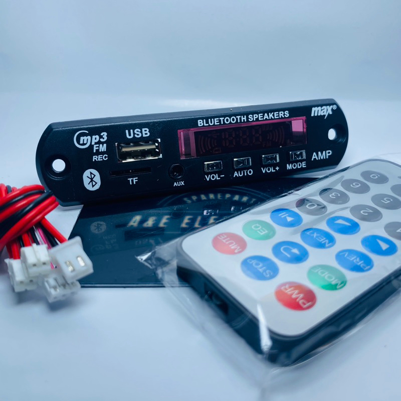 Modul mp3 bluetooth + power 2x15watt / Modul kit mp3 + ampli