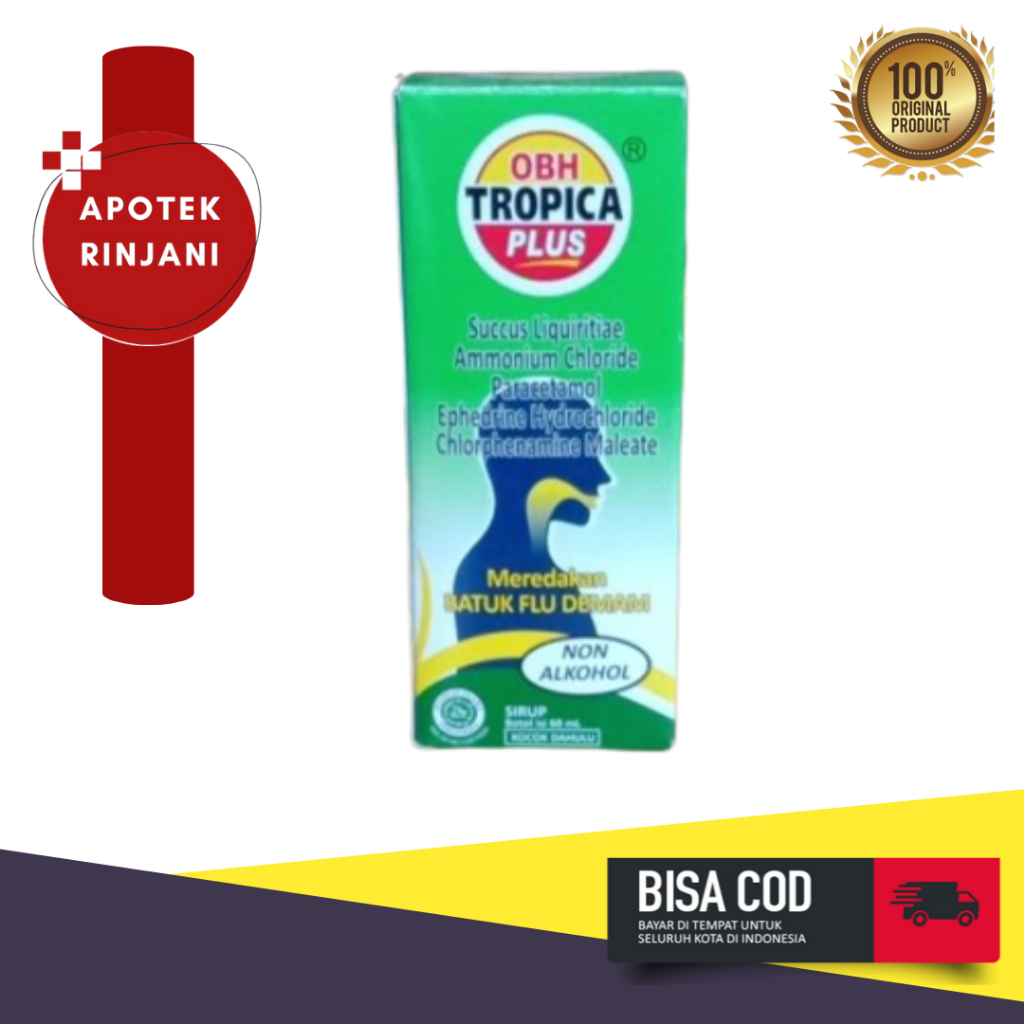 OBH TROPICA PLUS MENTHOL NON ALKOHOL