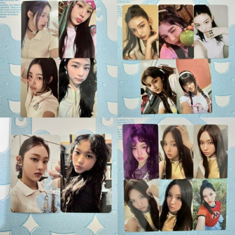 [BACA DESKRIPSI/UNDERPRICE=SLIGHT DAMAGE] NEWJEANS PHOTOCARD WEVERSE TPG POWERPUFF GIRLS LINE FRIEND