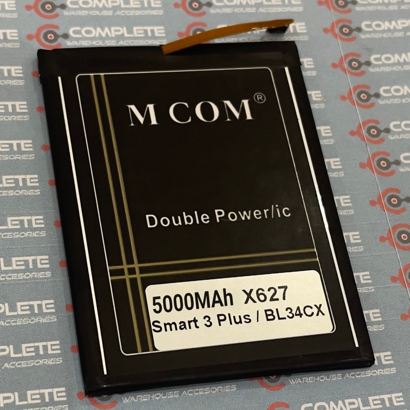 BATERAI INFINIX BL34CX / BL-34CX / BATT INFINIX SMART 3 PLUS / X627 MCOM DOUBLE POWER 5000MAh