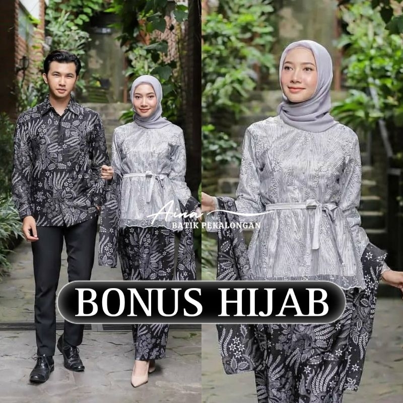 KEBAYA COUPLE MODERN KEBAYA LAMARAN TUNANGAN KEBAYA WISUDA KEBAYA KONDANGAN TERBARU WID BATIK KEBAYA