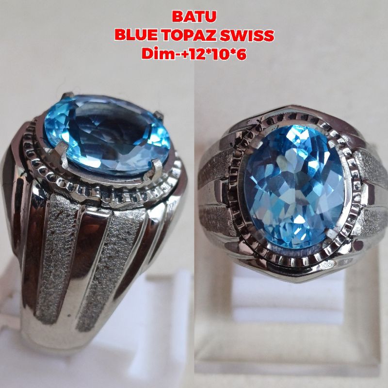 batu topaz swiss cincin topas asli cating