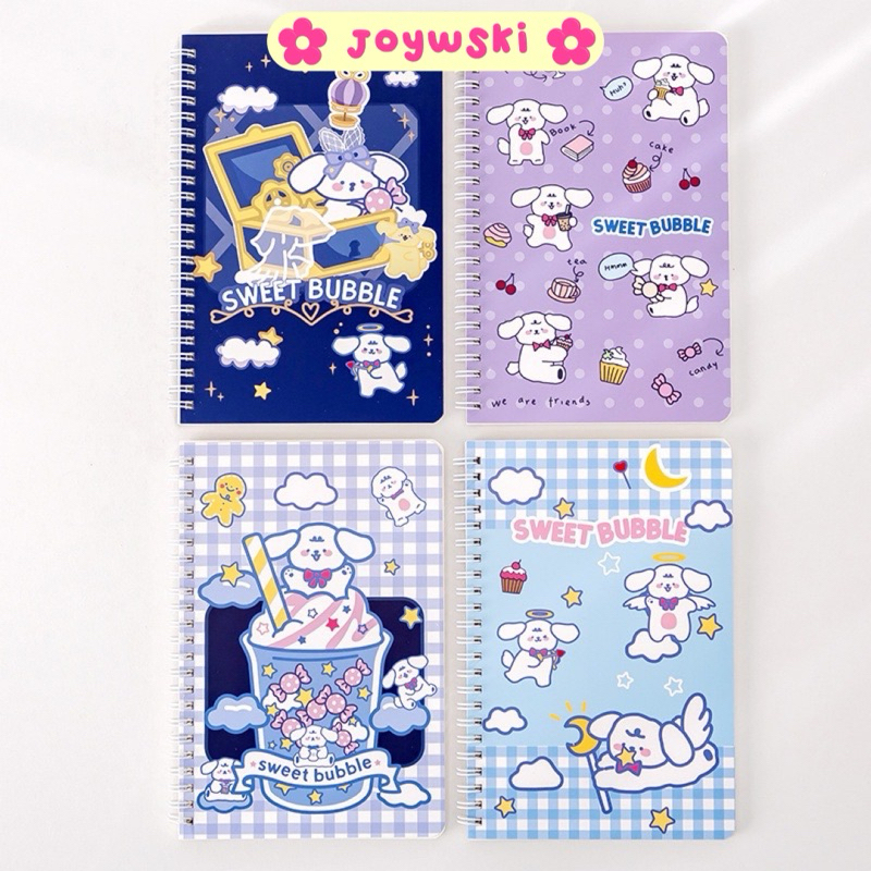 

(1 pcs) Notebook Ring A5 Buku Journal Catatan Spiral Binder