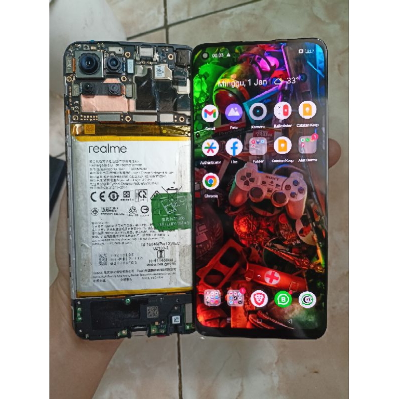 LCD TOUCHSCREEN OPPO A74 4G ORIGINAL / CPH2219