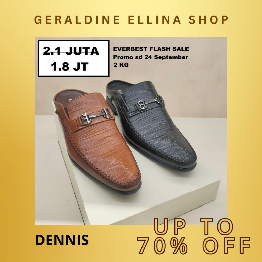 Sepatu pria everbest shoes original 100% seri DENNIS
