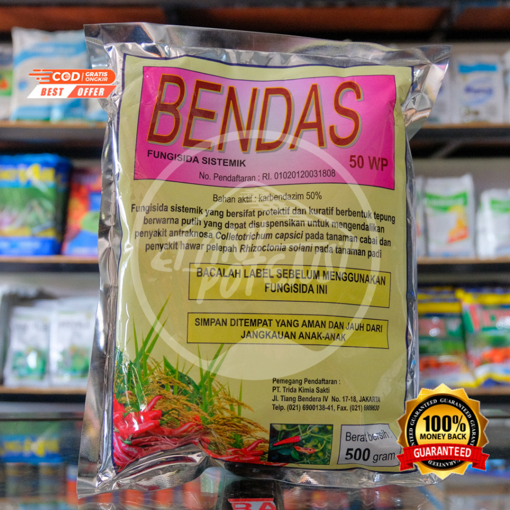 FUNGISIDA - BENDAS 50 WP - 500 gram