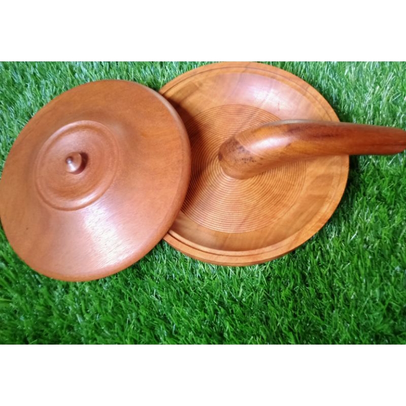 COBEK: -+ 20CM BERTUTUP DARI KAYU ULIN