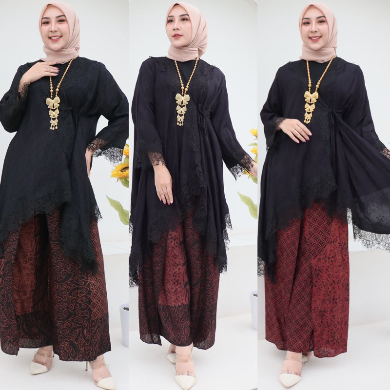 SET CELANA BATIK VISCOSE PREMIUM | SET KIMONO