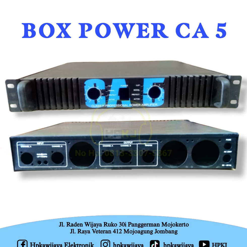 Box power ca5 ca 5 pro 1.5u