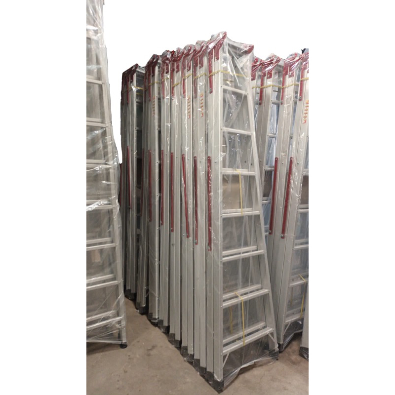 Tangga BI Lipat Aluminium Merk Grand Super Tebal AWET BERKUALITAS