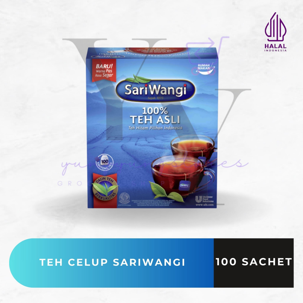 

Sariwangi Teh Celup Teh Asli isi 100 Sachet