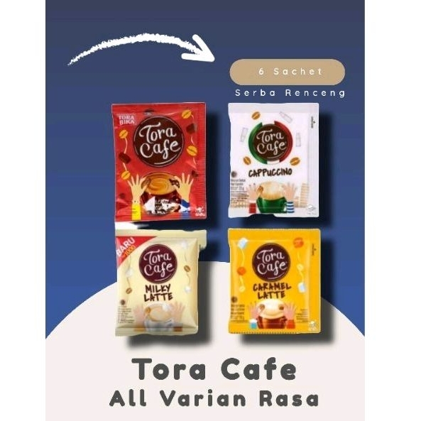 

Kopi Tora Cafe All Varian 1 Renceng (Isi 10 Sachet)