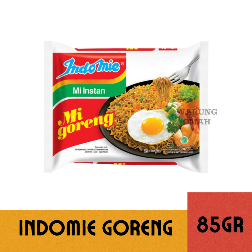 

MIE INSTAN INDOMIE GORENG 85 GR - MURAH