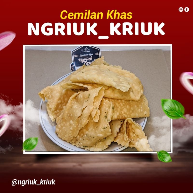 

Cemilan kerupuk Pangsit makanan ringan