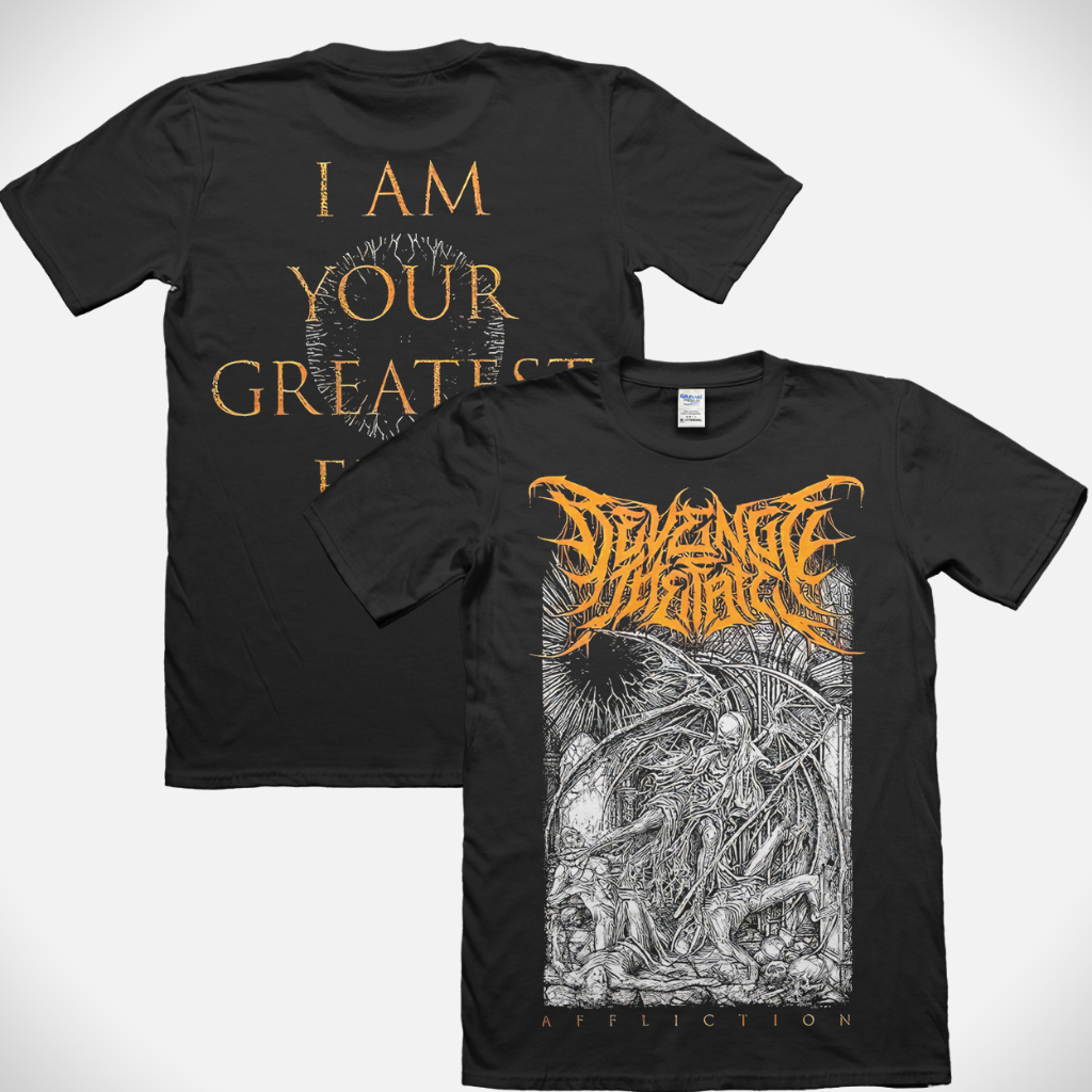 Magnitude T-Shirt Revenge The Fate - AFFLICTION | Kaos musik | Kaos band | BOOTLEG |