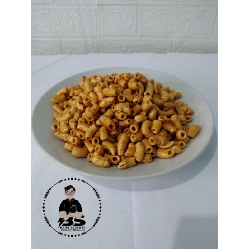 

Makaroni mini Bumbu Rujak pedas manis 250 Gram