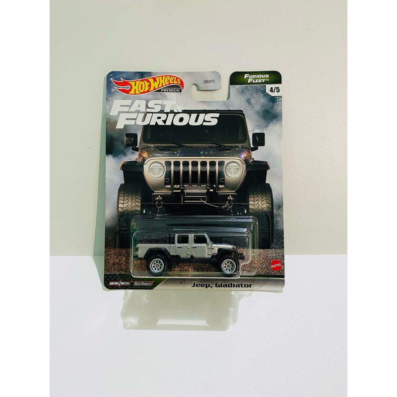 Hotwheels premium Fast and Durious Jeep Gladiator Furious Fleet