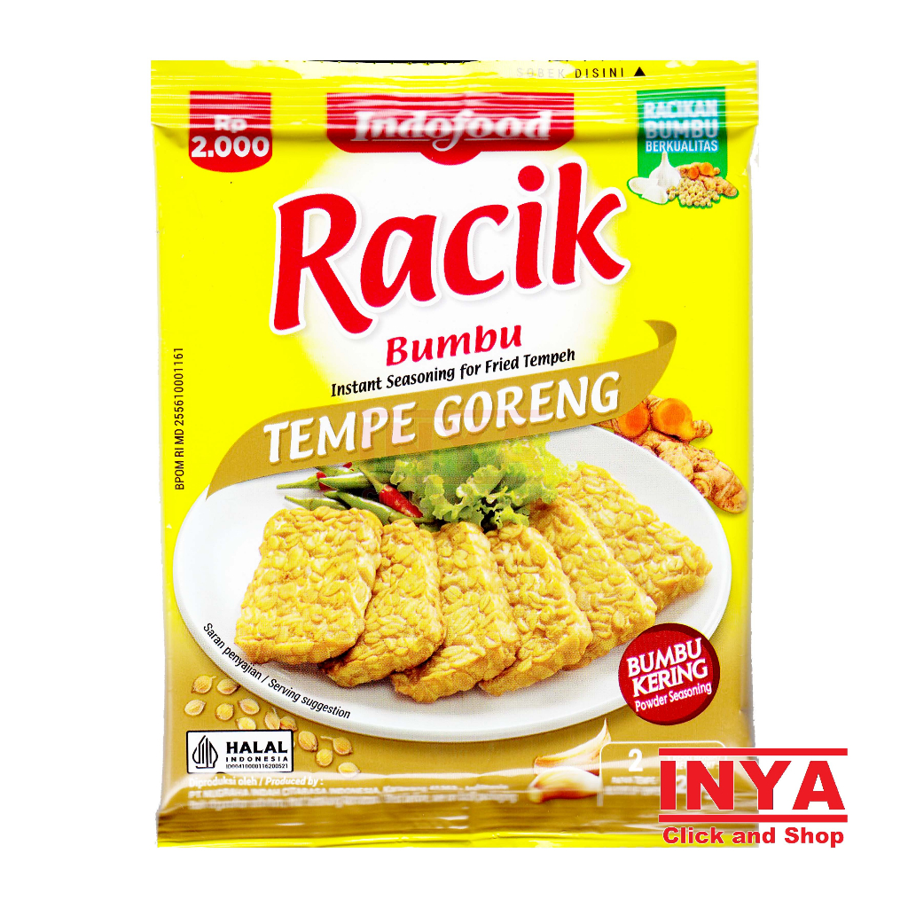 

Racik Bumbu Tempe Goreng Kemasan Sachet 20gr Indofood - Instant Seasoning