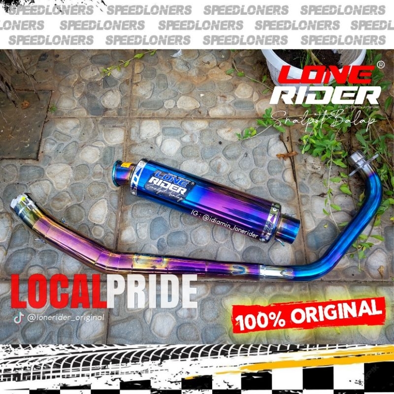 Knalpot Lone Rider CBR - LONE RIDER ORIGINAL - RR Press Bluemoon NCB - NEW CBR150R - NEW CB150R