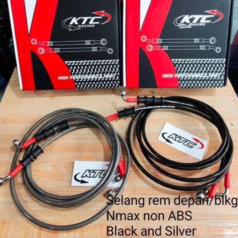 SELANG REM KTC RACING ORIGINAL UNTUK DEPAN DAN BELAKANG NMAX OLD NMAX NEW NON ABS N-MAX