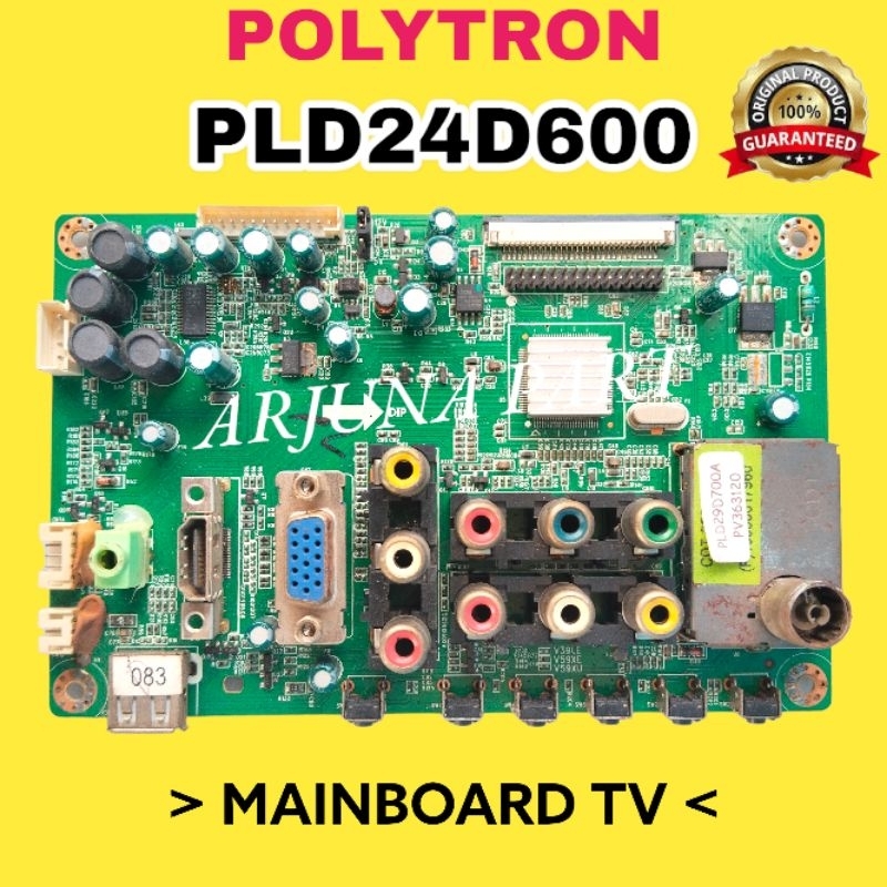 MAINBOARD TV POLYTRON PLD24D600 / MB TV POLYTRON PLD24D600 / MODUL TV POLYTRON PLD24D600 / MESIN TV 
