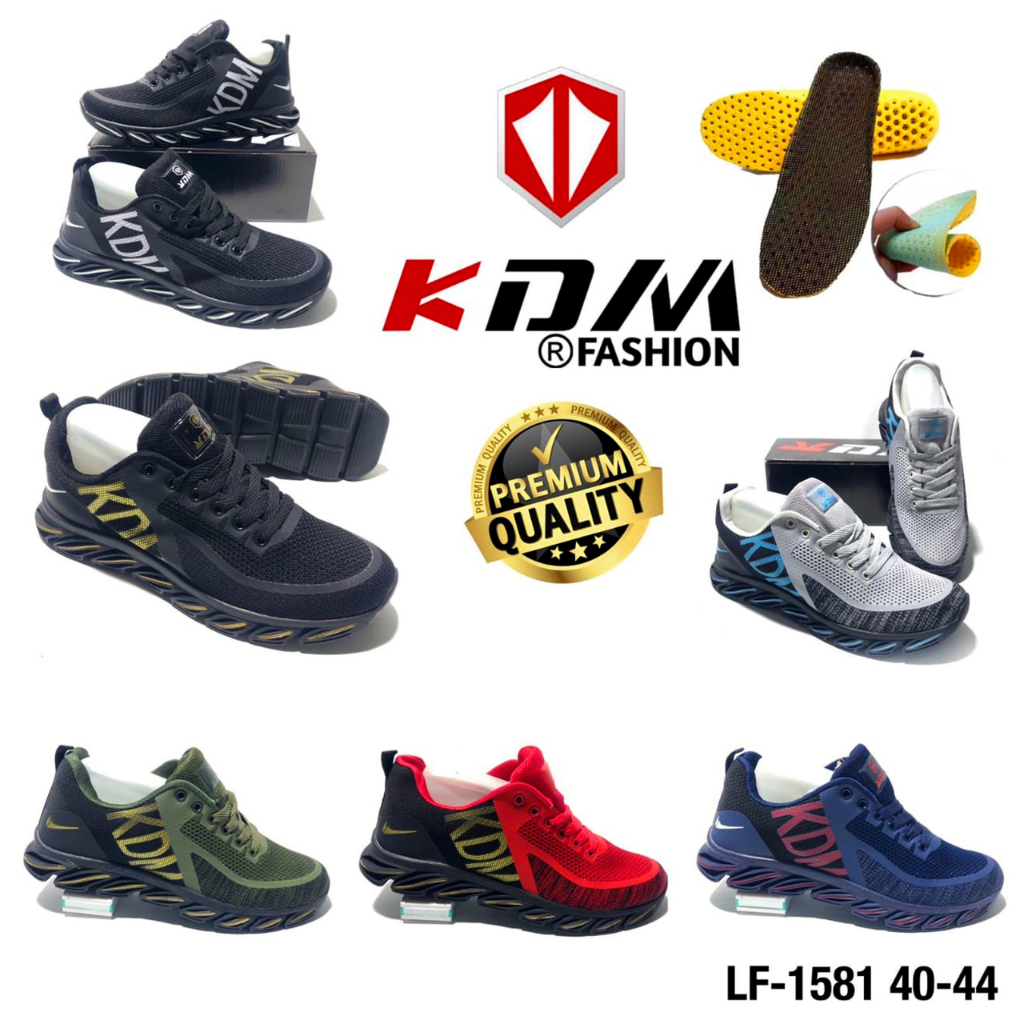 Sepatu Olahraga Lari Sepatu Running Sepatu Pria & Wanita Premium Import KDM LF SPRING RUBBER