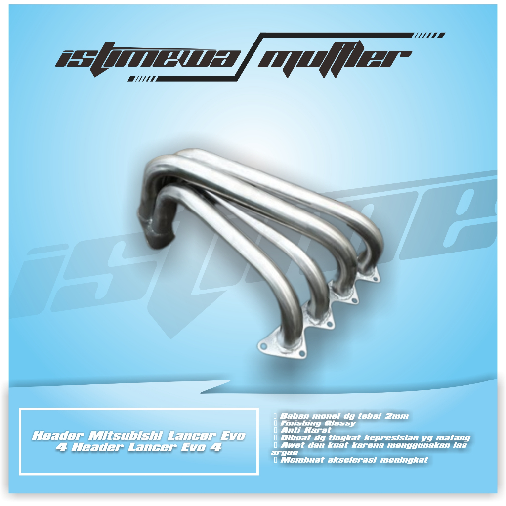 Header Mitsubishi Lancer Evo 4 Header Lancer Evo 4 MANTAPP