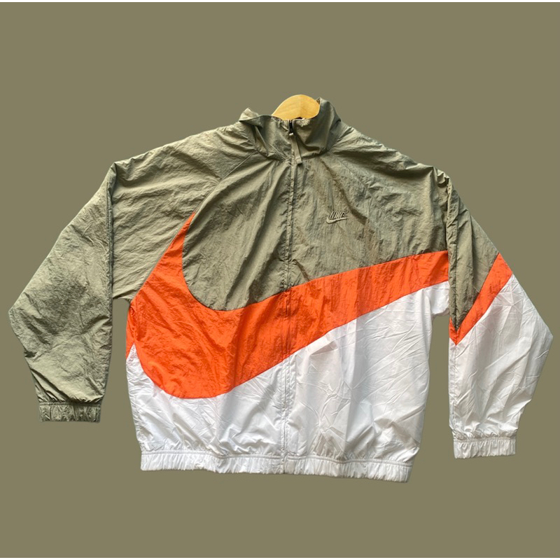 winbreaker nike big swoosh 3tone 3 warna