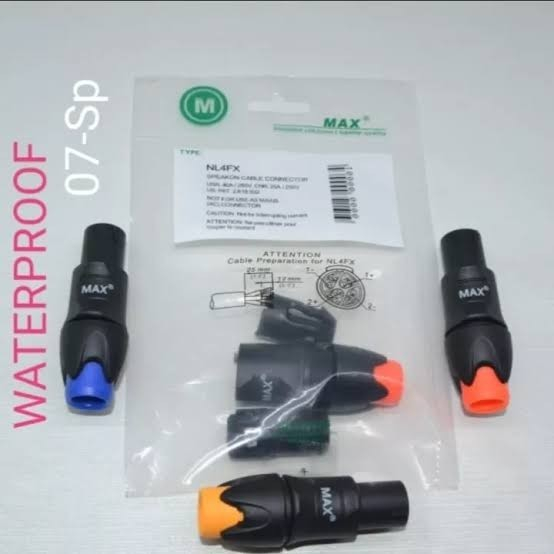 Jack speakon MAX FULL TEMBAGA