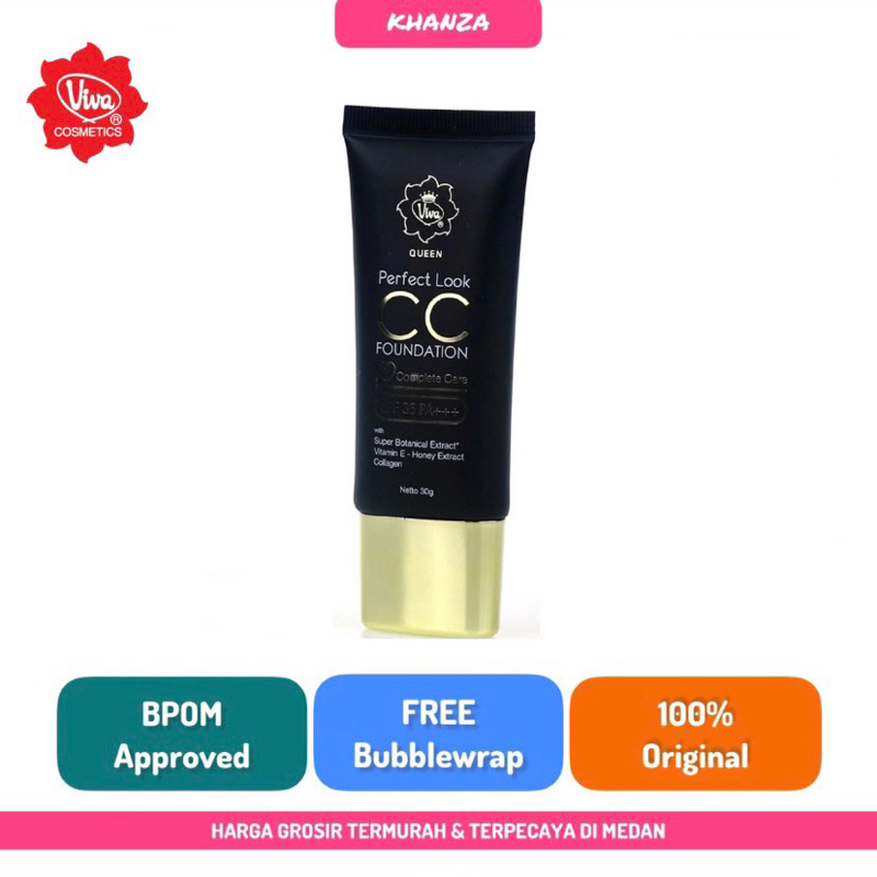 𝐊𝐡𝐚𝐧𝐳𝐚 | Viva Queen Perfect Look CC Foundation SPF 35 30 Gr