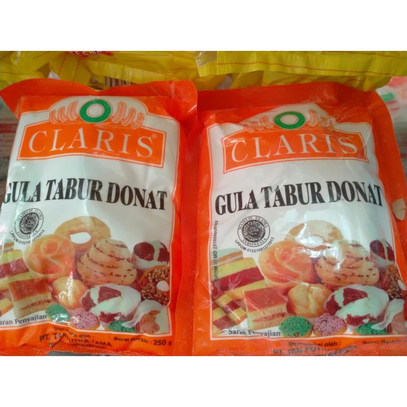 

CLARIS GULA TABUR DONAT 250g