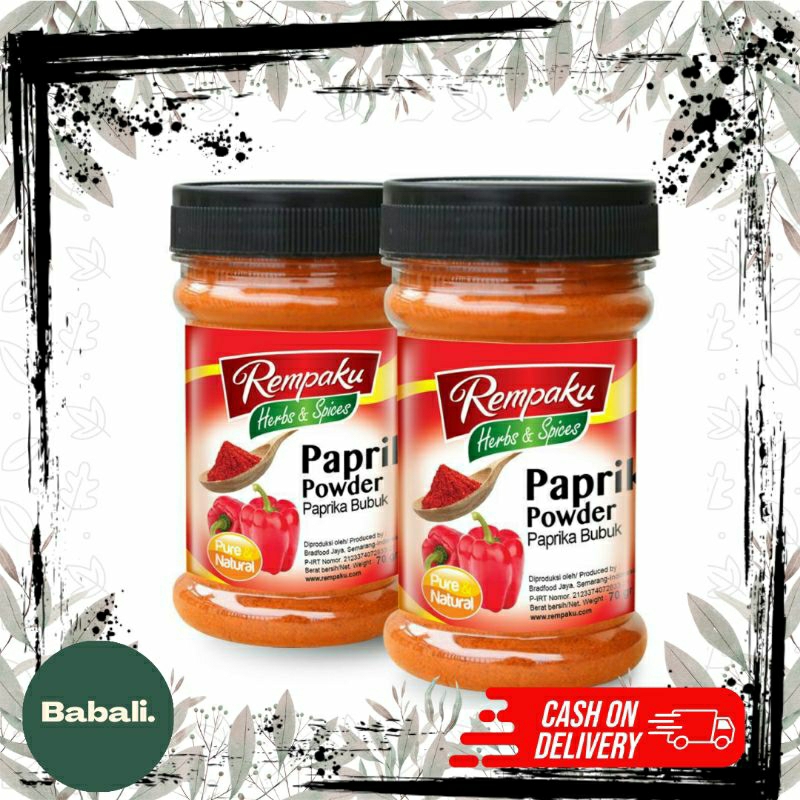 

REMPAKU BUMBU BUBUK PAPRIKA POWDER 70GR