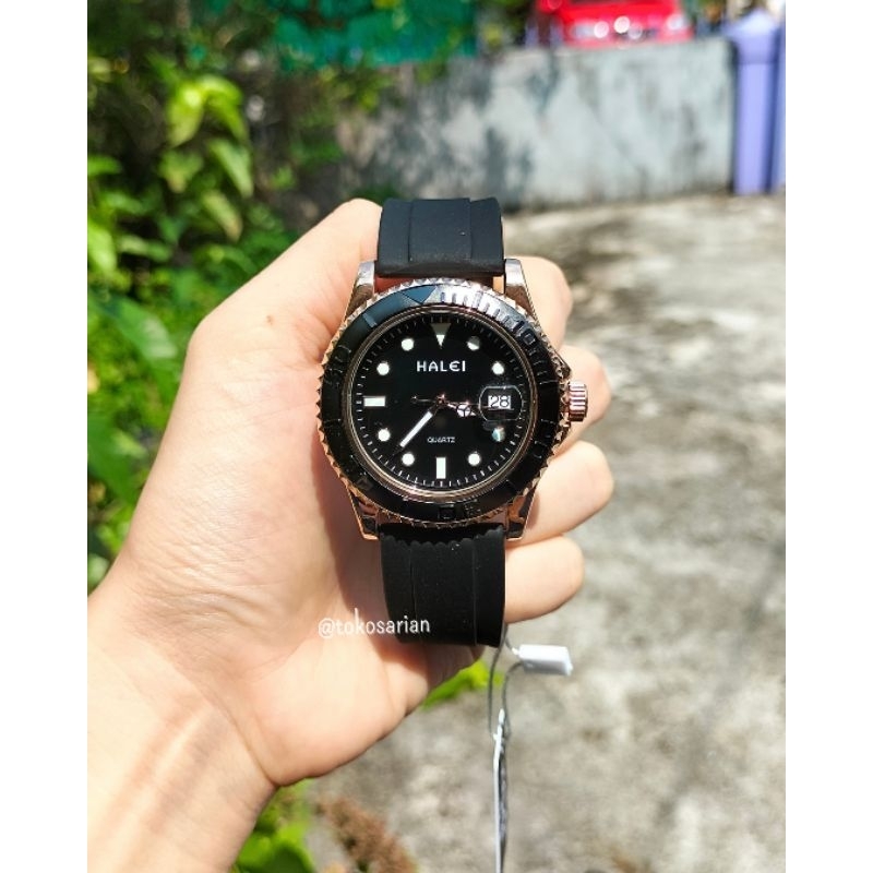 Jam Tangan Halei 8039M Original Bergaransi Water Resist Sport Untuk Pria