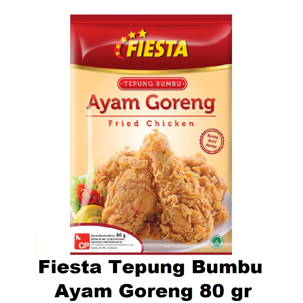 

Fiesta Tepung Bumbu Ayam Goreng 80 gr