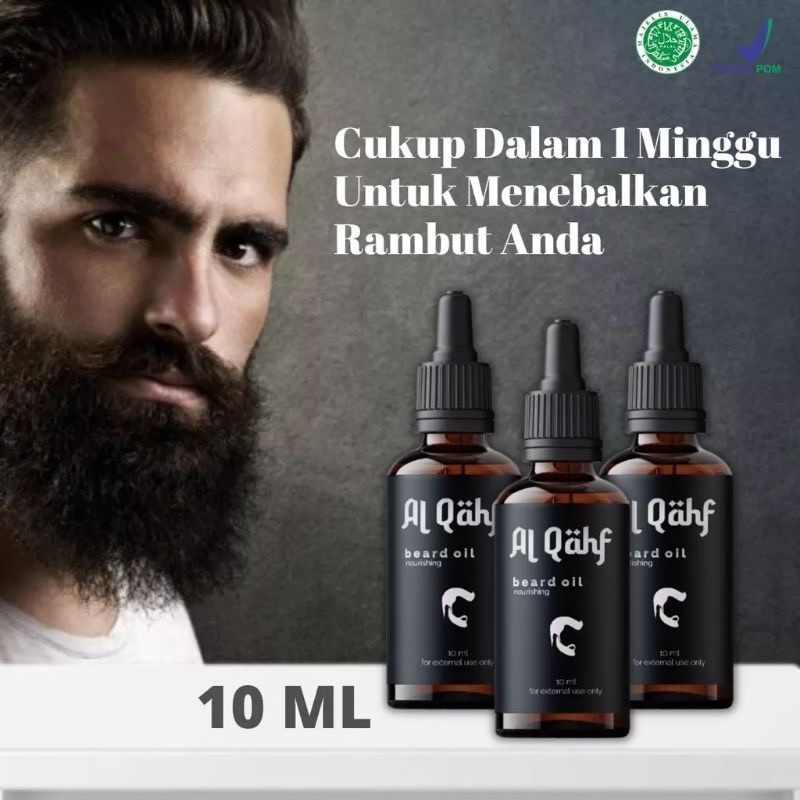 Serum penumbuh rambut Al Qahf | Serum rambut anti rontok | penumbuh brewok dan alis