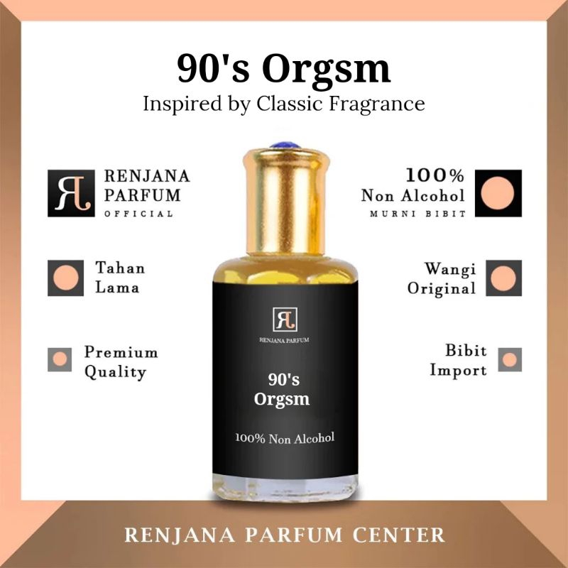 Parfum Minyak Wangi 90's ORGSM - Non Alkohol