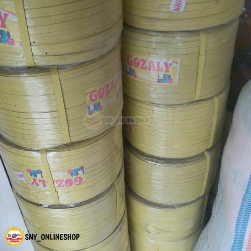 Tali Strapping Band / Straping / Strapping Band Kuning 12mm 8kg GOZALY