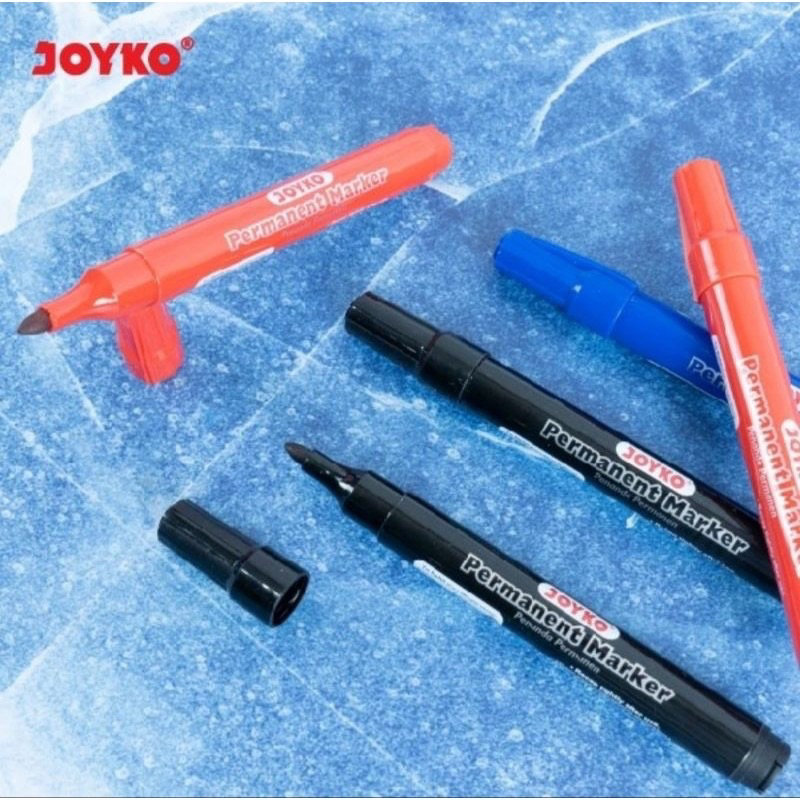 

[CUTIE BABY] Spidol Permanen Joyko Warna Hitam Bisa Isi Ulang