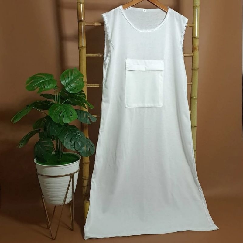 Singlet Gamis Wanita Singlet Gamis Saku Depan Singlet Gamis Haji Dan umroh